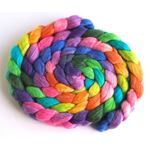 Capture the Flag on Polwarth/Silk Roving