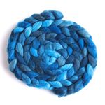 Riveting Blue on BFL/Silk Roving