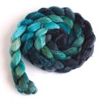 Shadows and Conifers on Polwarth/Silk Roving
