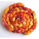 Calendula Flowers - Polwarth/Silk 60/40 Roving