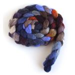 Layers of Darkness on BFL/Silk Roving