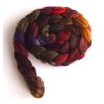 Capturing Fall on Mixed BFL Wool Roving
