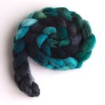 Shadows and Conifers on BFL Wool Roving