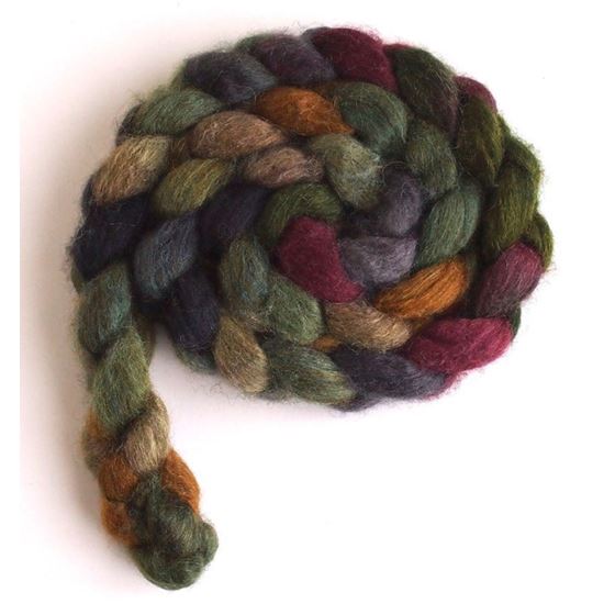 Old Stone House on Mixed BFL/Silk Roving