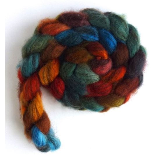 Flannel Shirt - Mixed BFL Wool Roving