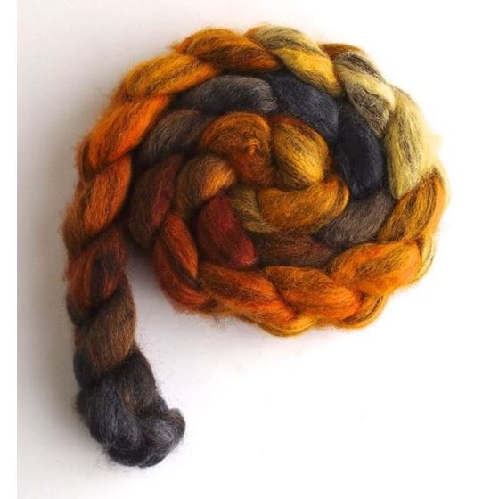 Fire Pit - Mixed BFL Wool Roving